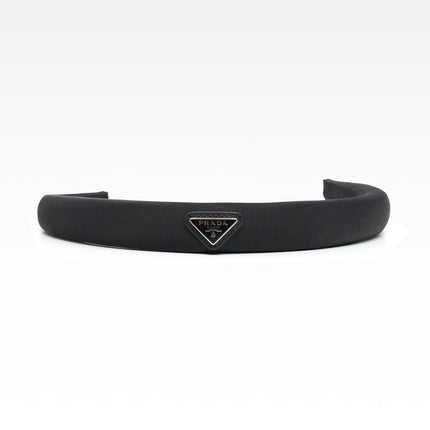 TESSUTO TRIANGLE LOGO HEADBAND BLACK