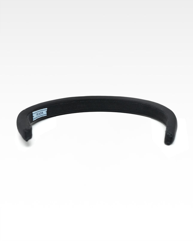 TESSUTO TRIANGLE LOGO HEADBAND BLACK