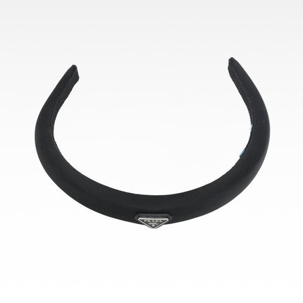 TESSUTO TRIANGLE LOGO HEADBAND BLACK