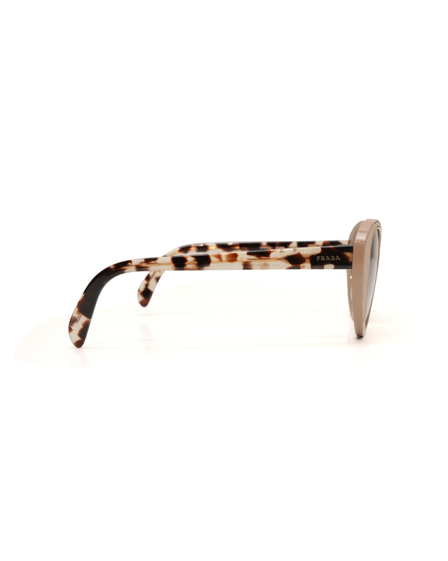 CAMEO AND PUMICE CAT EYE SUNGLASSES
