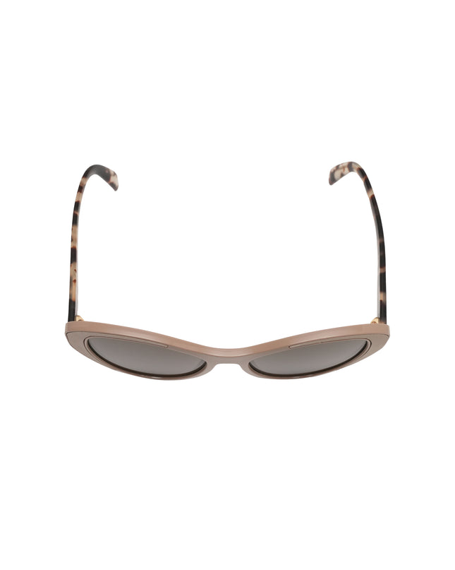 CAMEO AND PUMICE CAT EYE SUNGLASSES