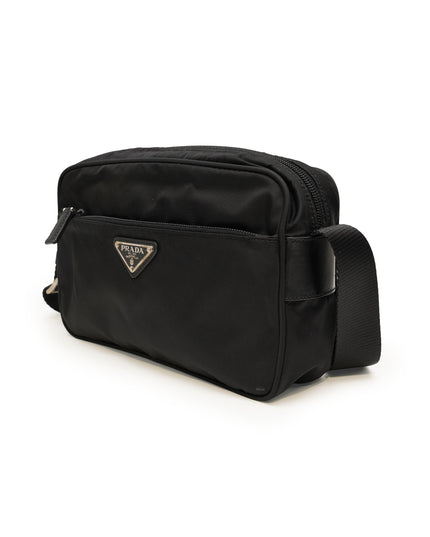 TESSUTO NYLON SHOULDER  BAG IN BLACK