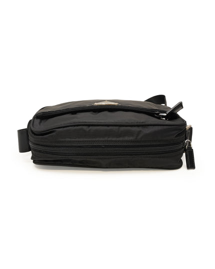 TESSUTO NYLON SHOULDER  BAG IN BLACK