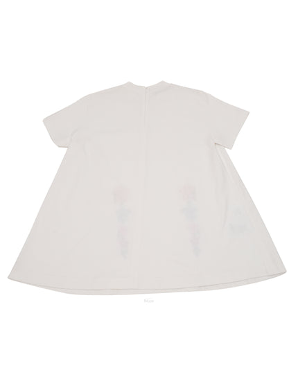 T-SHIRT WITH FLOWERS WOMEN WHITE SIZE IT 44