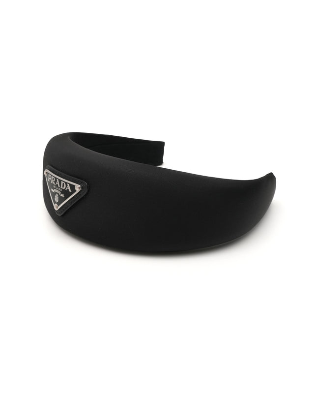 TESSUTO TRIANGLE LOGO HEADBAND BLACK