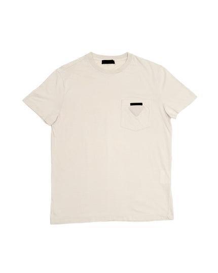 20 AW BEIGE T-SHIRT TRIANGLE SIZE S