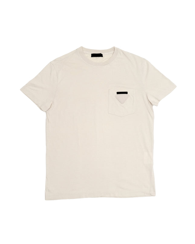 20 AW BEIGE T-SHIRT TRIANGLE SIZE S