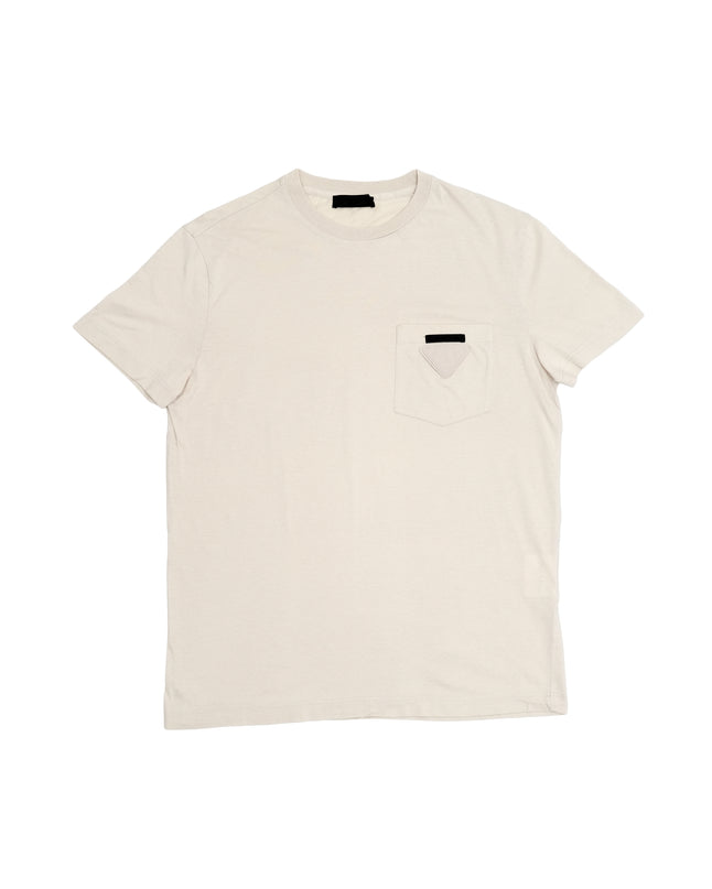 20 AW BEIGE T-SHIRT TRIANGLE SIZE S