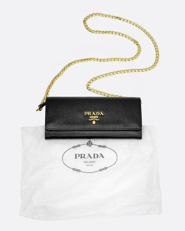 WALLET ON CHAIN BLACK