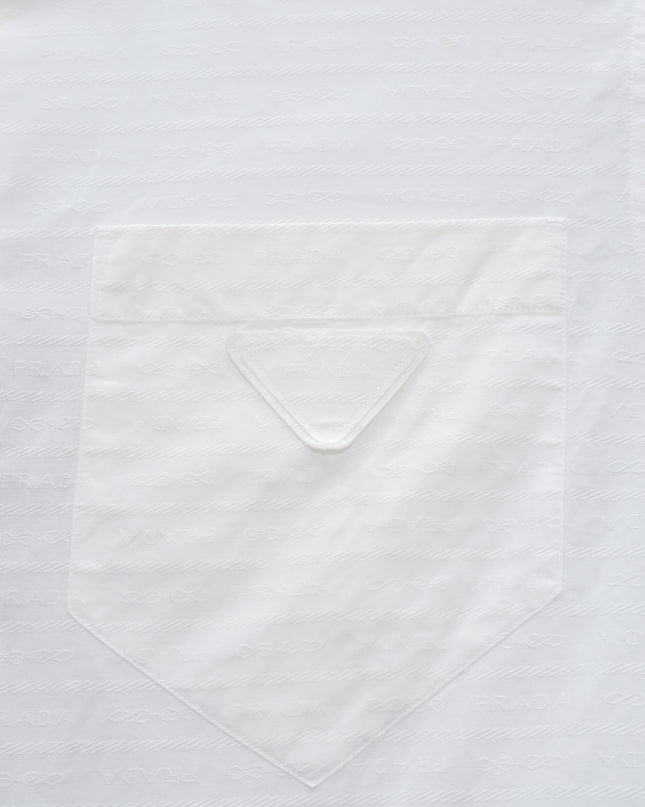 COTTON SHIRT WHITE UCN515 LOGO 2023