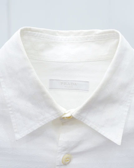 COTTON SHIRT WHITE UCN515 LOGO 2023