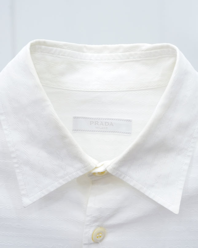 COTTON SHIRT WHITE UCN515 LOGO 2023