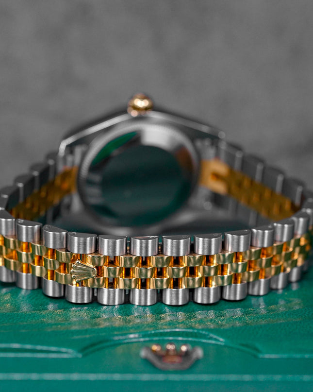 DATEJUST 31MM TWOTONE YELLOWGOLD CHAMPAGNE DIAMOND DIAL (2016)