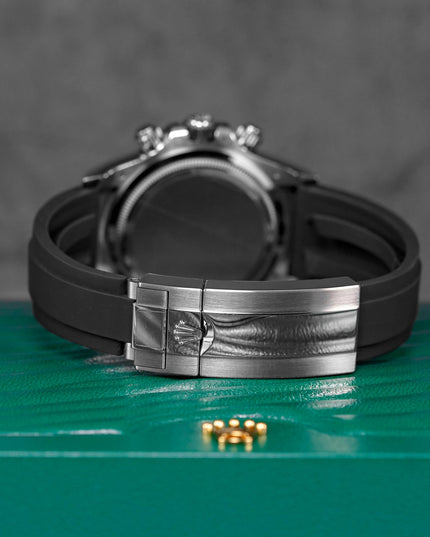 DAYTONA OYSTERFLEX WHITEGOLD BLACK DIAL RING BEZEL (2024)