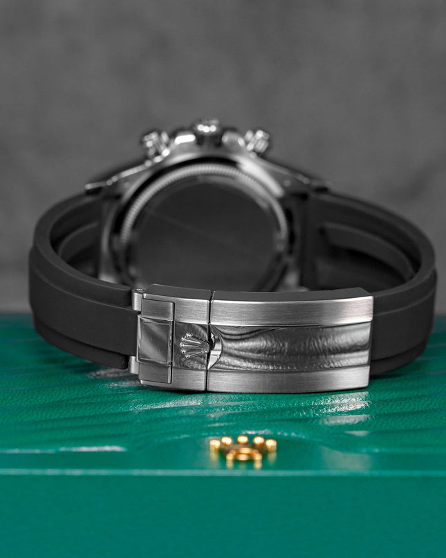 DAYTONA OYSTERFLEX WHITEGOLD BLACK DIAL RING BEZEL (2024)