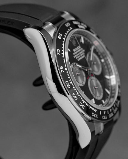 DAYTONA OYSTERFLEX WHITEGOLD BLACK DIAL RING BEZEL (2024)