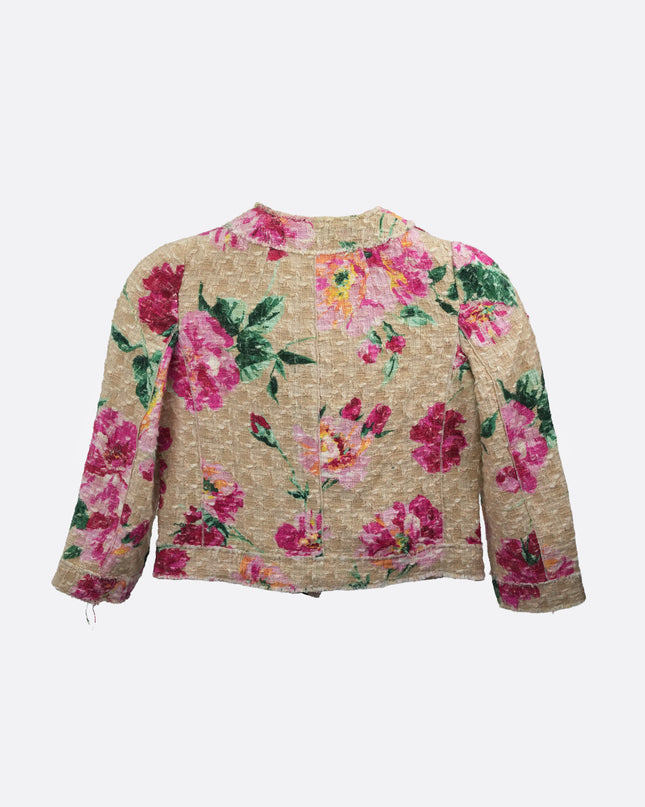 FLORAL OUTHER JACKET SIZE XS