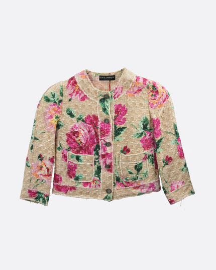 FLORAL OUTHER JACKET SIZE XS