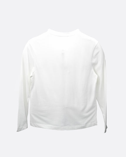 COTTON LONG T-SHIRTS L WHITE