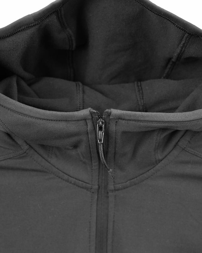 POLYESTER HOODIE SIZE L BLACK