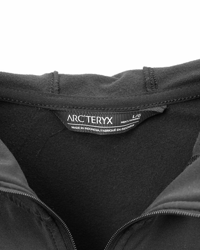 POLYESTER HOODIE SIZE L BLACK