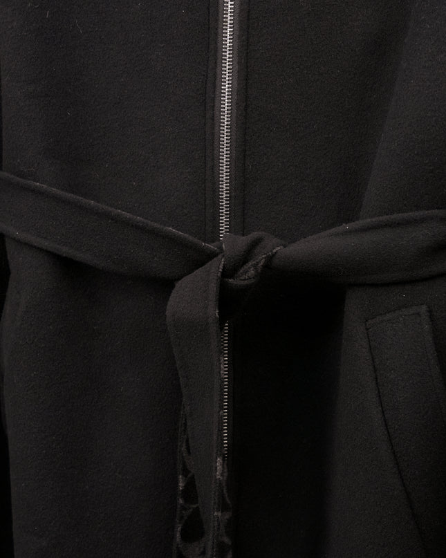 SIGNATURE WOOL PONCHO SIZE M/L BLACK CAPE