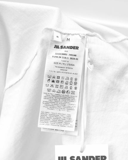24SS COTTON T-SHIRT SIZE M WHITE