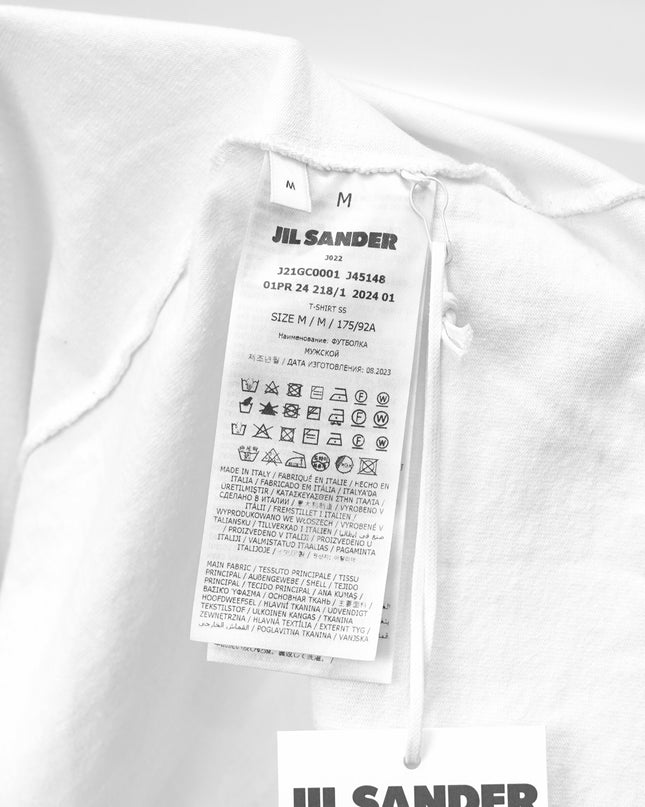 24SS COTTON T-SHIRT SIZE M WHITE