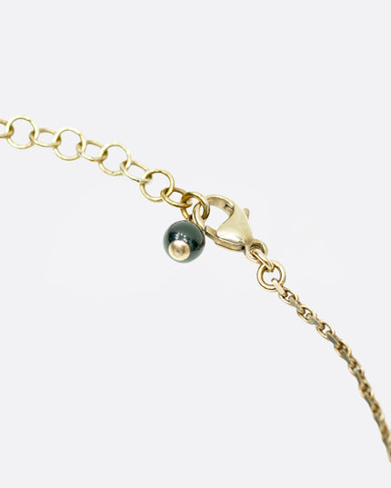 23K NECKLACE WITH CC LOGO (STAR-BALL)