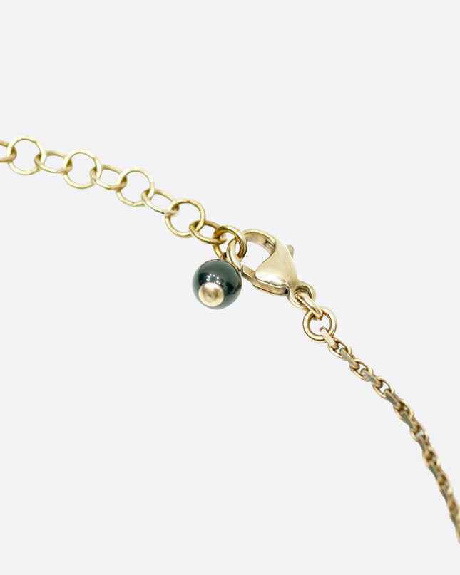 23K NECKLACE WITH CC LOGO (STAR-BALL)