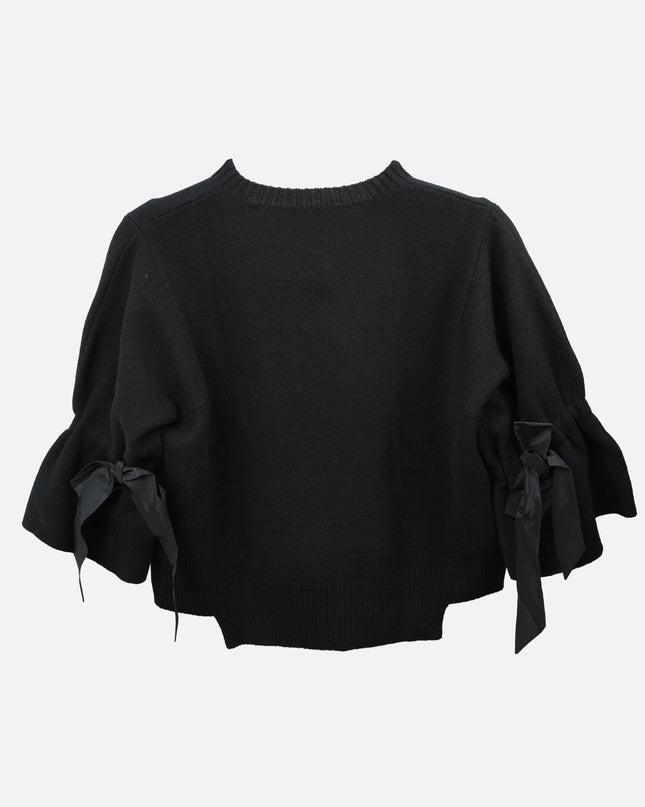 SWEATER BLACK SIZE XS FIT TO L