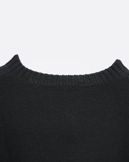 SWEATER BLACK SIZE XS FIT TO L