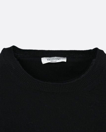 SWEATER LOGO BLACK SIZE M