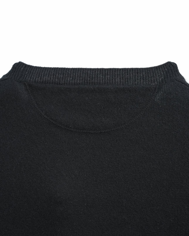 SWEATER LOGO BLACK SIZE M