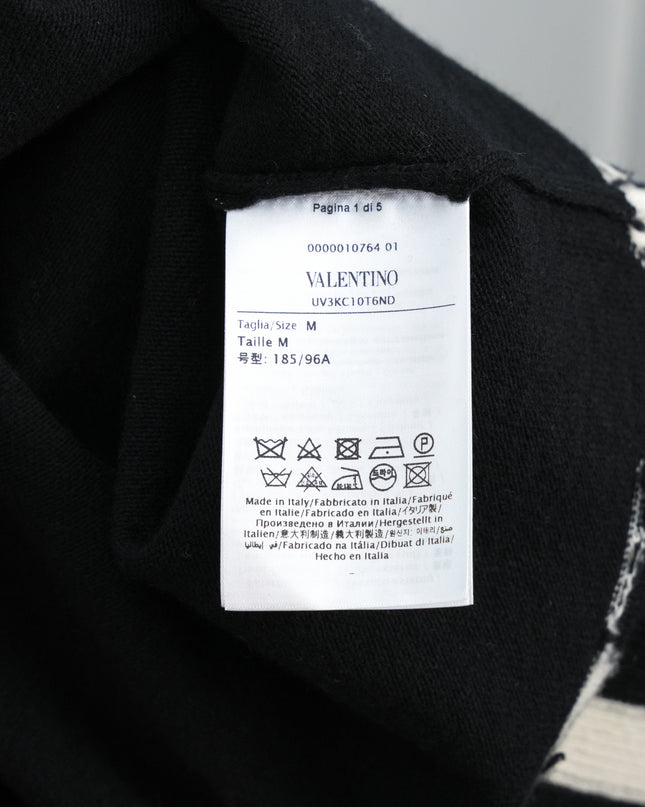 SWEATER LOGO BLACK SIZE M