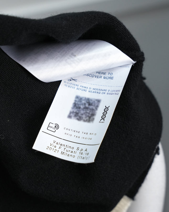 SWEATER LOGO BLACK SIZE M