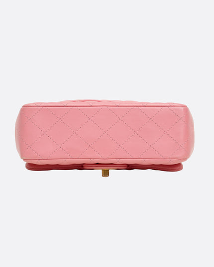 CLASSIC FLAP BAG PINK LAMBSKIN