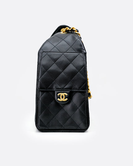 25 SMALL BLACK CAVIAR GOLDHARDWARE