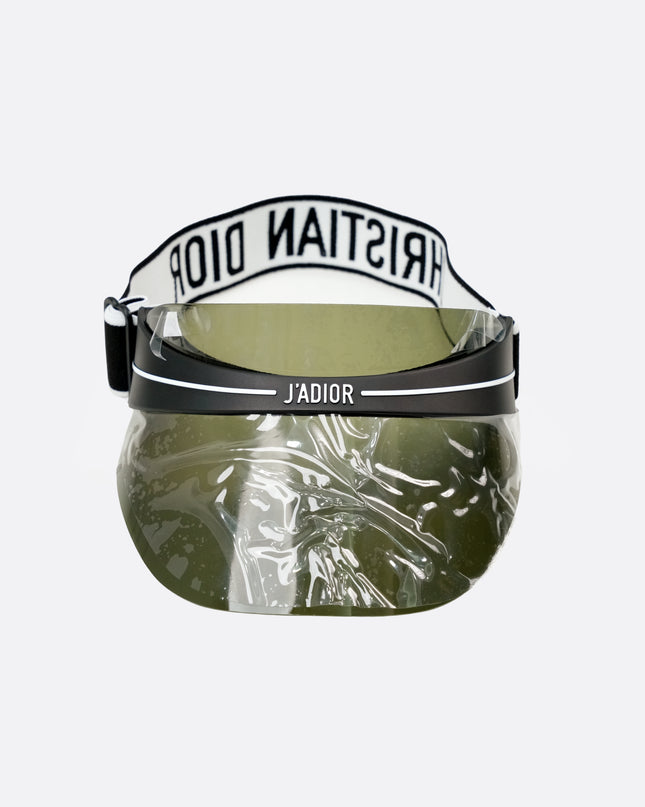 DIORCLUB1 J'ADIOR VISOR KHAKI TRANSPARENT SHIELD