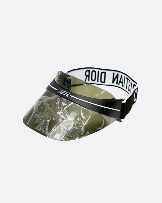 DIORCLUB1 J'ADIOR VISOR KHAKI TRANSPARENT SHIELD