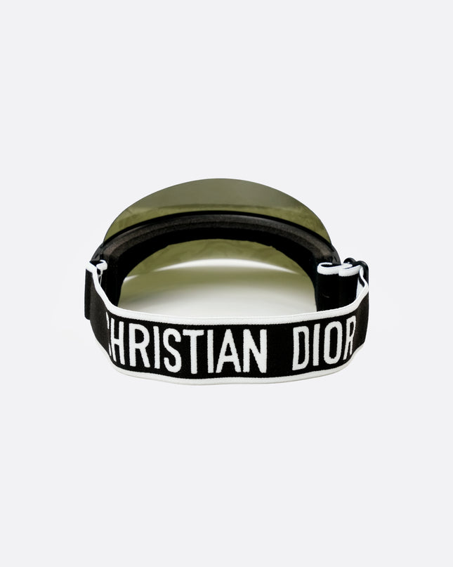 DIORCLUB1 J'ADIOR VISOR KHAKI TRANSPARENT SHIELD