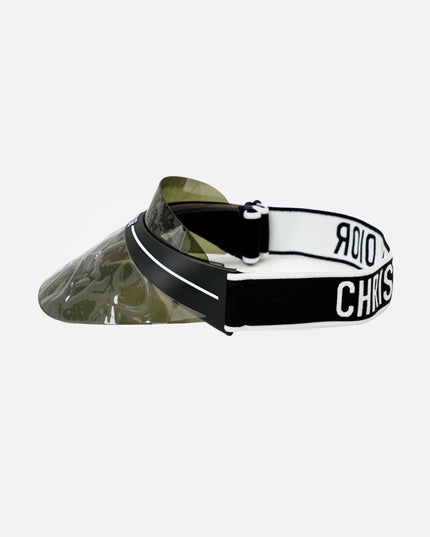DIORCLUB1 J'ADIOR VISOR KHAKI TRANSPARENT SHIELD