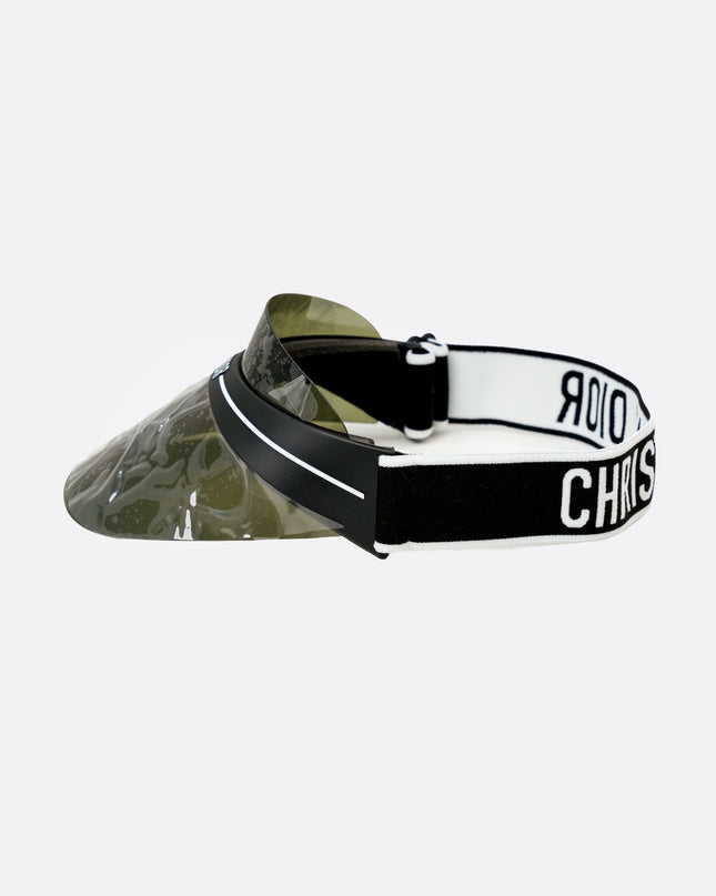 DIORCLUB1 J'ADIOR VISOR KHAKI TRANSPARENT SHIELD