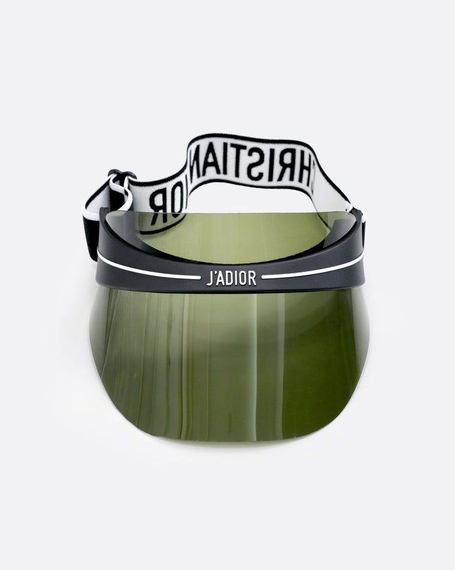 DIORCLUB1 J'ADIOR VISOR KHAKI TRANSPARENT SHIELD