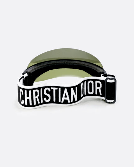 DIORCLUB1 J'ADIOR VISOR KHAKI TRANSPARENT SHIELD