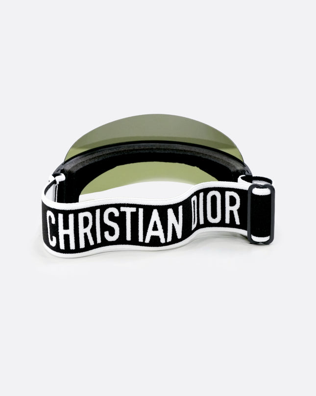 DIORCLUB1 J'ADIOR VISOR KHAKI TRANSPARENT SHIELD