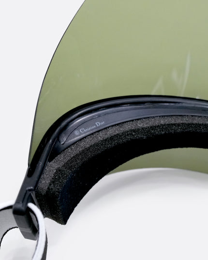 DIORCLUB1 J'ADIOR VISOR KHAKI TRANSPARENT SHIELD