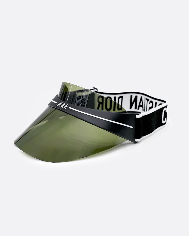 DIORCLUB1 J'ADIOR VISOR KHAKI TRANSPARENT SHIELD