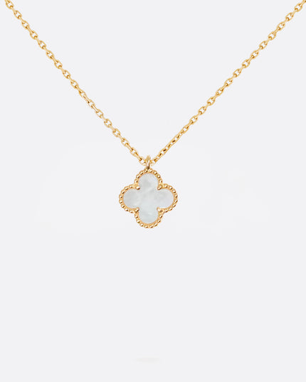 SWEET ALHAMBRA YELLOWGOLD MOTHER OF PEARL NECKLACE (2025)