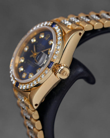 Harga Rolex Datejust 26 Blue Diamond Indonesia